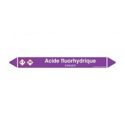 Marqueurs Tuyaux - Acide fluorhydrique