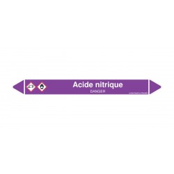 Marqueurs Tuyaux - Acide nitrique