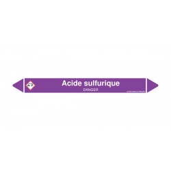 Marqueurs Tuyaux - Acide sulfurique