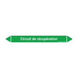 Marqueurs Tuyaux - Circuit de récupération