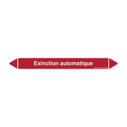Marqueurs Tuyaux - Exinction automatique