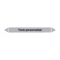 Marqueurs Tuyaux - Texte personnalisé