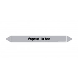 Marqueurs Tuyaux - Vapeur 10 bar