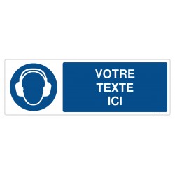 M003 - Port du casque anti-bruit obligatoire + Texte