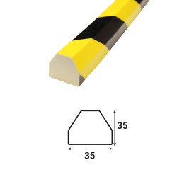 Profilé anti-chocs surface plane S2 - 1.20 m