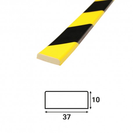 Profilé anti-chocs surface plane S3 - 1.20 m