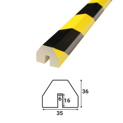 Profilé anti-chocs pour IPN P1 - 1.20 m