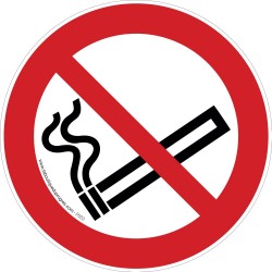 Pictogramme Interdiction de fumer P002